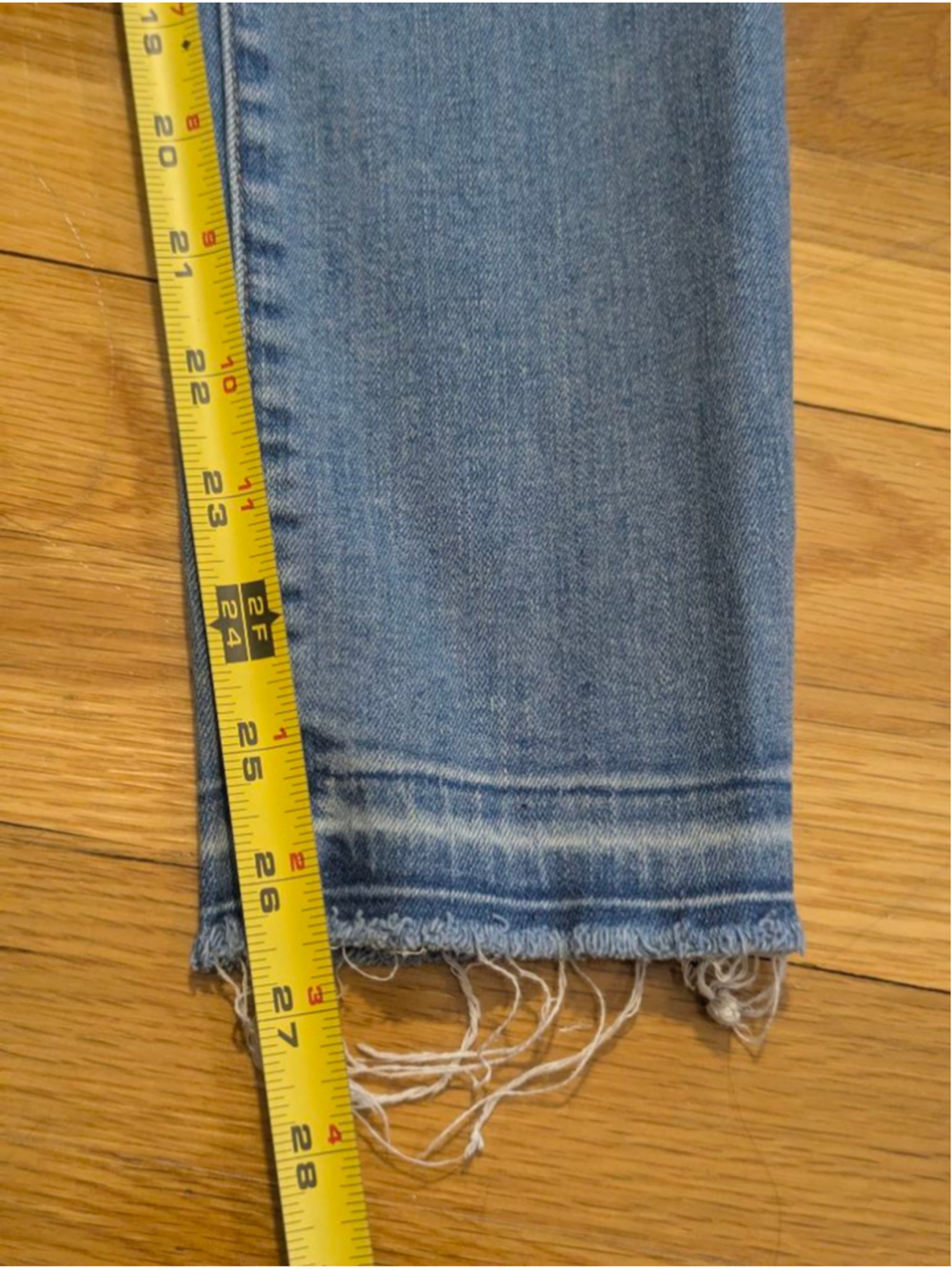 Veronica Beard Debbie Skinny Jeans Size 28 Ocean Blue - Picture 10 of 11